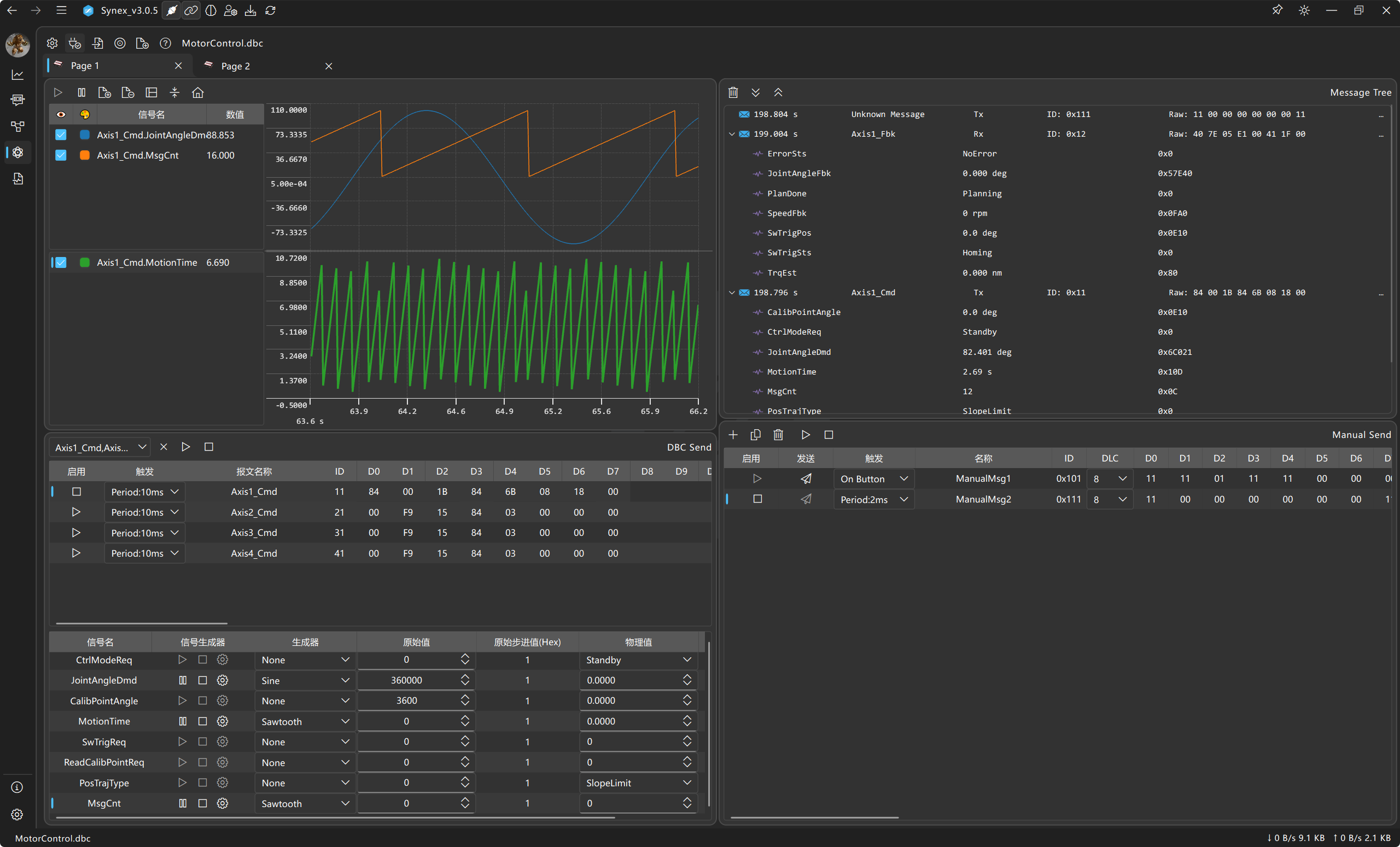 Synex CAN 总线分析预览